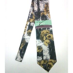 Jimmy V Men's Floral Necktie The V Foundation by Stonehenge Collection 100% Silk